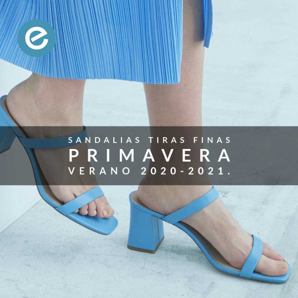 Sandalias tiras finas primavera verano 20202021. Las